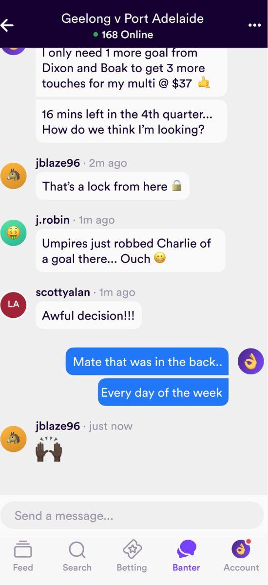 dabble banter chat